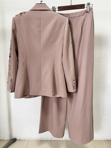 A10605 Migugarment 2025 Neues Design 3D Blumen-Stickerei Zweiteiler Anzug mit Umlegekragen, Langen Ärmeln und Hose Formeller <span class=keywords><strong>Blazer</strong></span> - Product Image 4