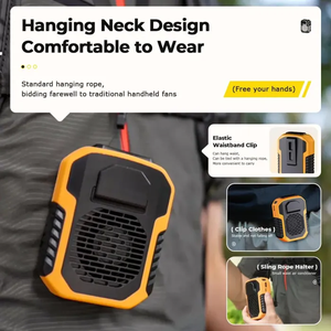 Ventilador Portátil Recargable de 3 Velocidades con Banco de Energía de 6000 mAh y Cargador de Batería de Emergencia - Product Image 6