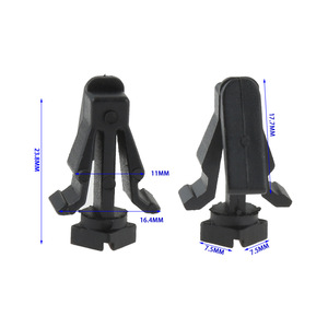 Nissan H16 Plastic <b>Clips</b> 23.8mm 17.7mm Durable For <b>Bumper</b> Grille Fixing - Product Image 1