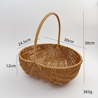 Vente chaude d'oeufs de Pâques élégants et de paniers de stockage de fruits pour les décorations de mariage et les cadeaux de fille de fleur
