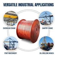 YOGIE – Rouleau de tambour de treuil en acier forgé robuste sur mesure, directement de l'usine, pour équipement de forage, déplacement et installation