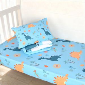 Ensemble de literie pour berceau de bébé garçon avec couverture de bébé, drap de berceau, taie d'oreiller, ensemble de literie pour chambre d'enfant - Product Image 5