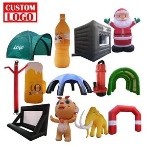 Outdoor 3D Model Shaped Inflatable Games For Events Custom Print Promotional Inflatable Air Model