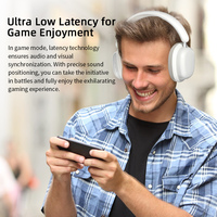 Headset Gaming nirkabel dengan mikrofon, headphone nirkabel tahan air dengan peredam kebisingan, harga pabrik SY-T1