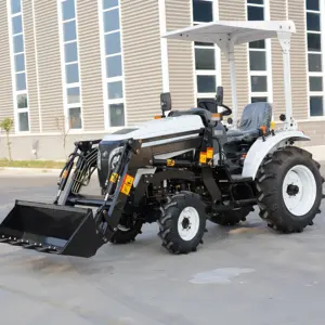 廉价多功能装载机拖拉机农用农业迷你Epa CE 25HP 30HP带棚轮式拖拉机