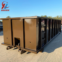 Conteneur à déchets en acier au carbone écologique haute durabilité, benne à déchets de 30 yards pour camion pour l'élimination des déchets