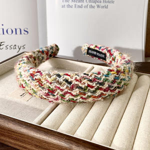 Accessoires de cheveux tendance pour jeunes filles : Magnifique bandeau tricoté coloré, coiffe de Noël tissée de 15 cm pour jeunes femmes - Product Image 5