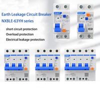 Disjoncteur à courant résiduel RCBO NXBLE-63YH Chint 1P + N CD avec options 6A/10A/16A/20A/25A/32A/40A/50A/63A