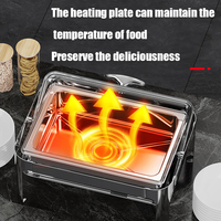 Star Hotel & Restaurant Buffet Food Warmer Chafing Dish Food Warmer Set rund Gold Silber Chafing Dish
