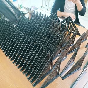 Aluminum Alloy 7inch Black <strong>Escuadra</strong> De Carpintero Triangle Woodworking Ruler Speed square - Product Image 3