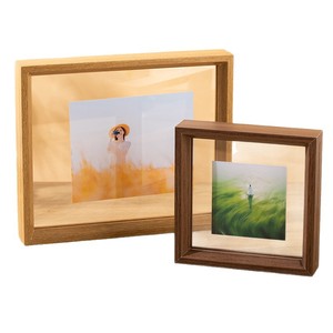 Châu Âu-Phong Cách Tự Làm Gỗ Khung Ảnh Hiển Thị Đứng Hiện Đại Hai Mặt Trong Suốt Hình Ảnh Khung Bán Buôn Thực Vật Mẫu Vật Khung - Product Image 6
