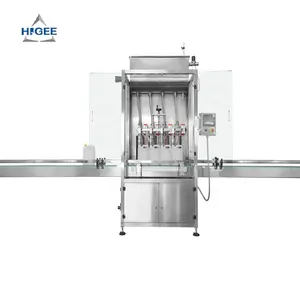 Edible olive oil filling capping labeling machine for vegetable soybean palm coconut oil bottling line