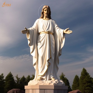 Decoración Religiosa para Exteriores, Gran Escultura de Piedra Natural Tallada <span class=keywords><strong>a</strong></span> Mano, Estatua de Mármol de <span class=keywords><strong>Jesucristo</strong></span> Resucitado de Tamaño Real, para Catolicismo - Product Image 3