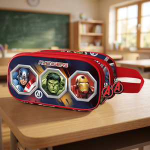 Karactermania para Marvel the Avengers Assemble - Estuche doble para lápices 3D, cierre de cremallera de tela multicolor - Product Image 3