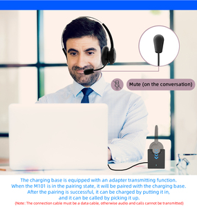 Tai Nghe Không Dây Mono Truckers 99% ENC Khử Tiếng Ồn Trung Tâm Cuộc Gọi Văn Phòng Tai Nghe Bt V5.2 Có Micrô - Product Image 6