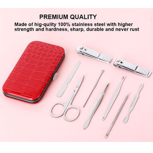 Kit Manicure e Pedicure in Acciaio Inossidabile per l'Ingrosso, <span class=keywords><strong>Set</strong></span> di Strumenti di Bellezza per Unghie con Lima, Forbici e Mini <span class=keywords><strong>Tagliaunghie</strong></span> - Product Image 2
