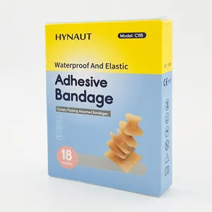 Waterproof band-aid medical first aid adhesive fabric bandage manufacture adhesive plaster