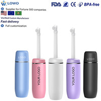 Idées de produits personnalisés : Bidet de voyage portable en ABS, moderne, élégant et pliable, avec pulvérisateur de toilette, installation facile pour la salle de bain