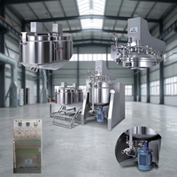Émulsifiant sous vide SME-E hydraulique 200L SUS316L pour ligne de production de crèmes et lotions cosmétiques moyennes