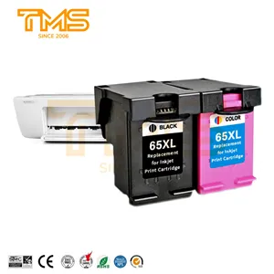 65XL HP 65 XL Black Remanufactured Color refilling ink cartridges For HP Deskjet Ink for 5052 5055 5058 2655 3752 Printer hp