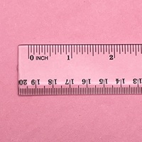 Vente chaude logo personnalisé taille 20cm 7.5 pouces balance numérique droite règle en plastique mesure sécurité règle d'école transparente pour les enfants