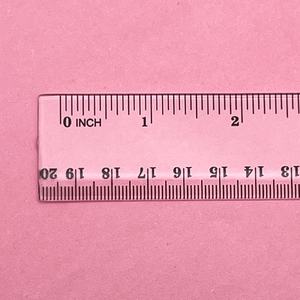 Penjualan laris penggaris plastik skala Digital lurus 20cm 7.5 inci ukuran logo kustom penggaris Sekolah transparan keselamatan untuk anak-anak - Product Image 5