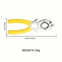 Outil de démontage de robinet domestique DIY, buse de sortie de robinet, filtre de robinet, mousseur de lavabo avec système de mesure métrique