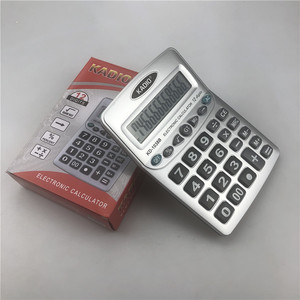 Kadio Electronic Calculator 12 Digit Office Use Battery Powered White Color KD-1038B Model - Product Image 1