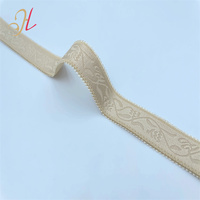 Usine En Gros 20mm Motif Jacquard Antidérapant En Nylon Élastique Soutien-Gorge Bretelles Bande Élastique