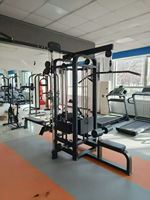 Station de musculation multi-positions 4 stations avec pile de poids de 340 kg – Équipement de fitness commercial pour entraînement complet du corps
