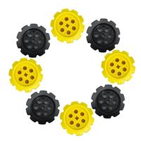 Rueda de Piñón Grande de ABS Duradero, Venta Caliente, Multicolor, Bloques de Construcción MOC, Piezas de Repuesto para Ingeniería de Vehículos No.57519