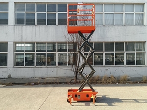 Everlift yükseltilmiş çalışma platformu 3m 3.9m 4.8m minik 300kg makas kaldırıcı hava çalışma platformu Oem - Product Image 5