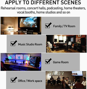 Rouleaux de <span class=keywords><strong>mousse</strong></span> design moderne pour caisse à oeufs isolation acoustique haute densité pour hôtel/appartement KTV et salle de radio - Product Image 5