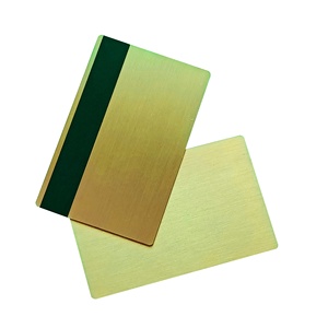 Thẻ Điều Khiển Ra Vào Bằng Kim Loại Trống 0.8Mm Không Có Khe Chip Kèm Theo 1 Sọc Từ Tính Để Theo Dõi IC Thẻ Quà Tặng Thông Minh - Product Image 5