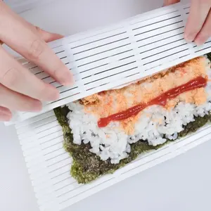 Dropshipping europa giapponese set di gadget da cucina Kit di plastica speciale alga PP stampo di riso tappetino per Sushi