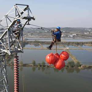 Solución de Visibilidad para Líneas Eléctricas y Aéreas, Ayuda de Navegación Visual para Pilotos, Esferas Marcadoras de Aviación / Bolas de Advertencia OHTL - Product Image 4