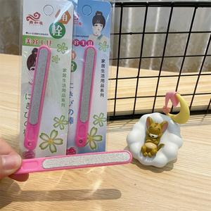 Lime à ongles Emery droite réutilisable, grande barre de ponçage et brosse de nettoyage avec grain 180 - Product Image 2