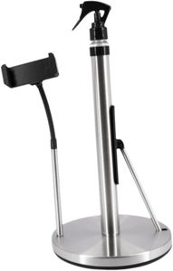 Modern Kitchen 3-in-1 Paper Towel Holder with <b>Spray</b> Bottle & Phone Holder Stainless Steel Non-Slip No Drilling Required - Product Image 2