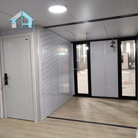 Unité légère et confortable, construite comme une maison préfabriquée de 20, 30 ou 40 pieds et une maison conteneur modulaire pour les logements du personnel.