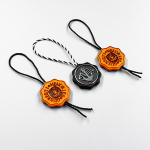 Reuenrs Custom Embossed Logo Hang Tags Plastic String <b>Lock</b> and Seal for PE for Garment Shoes Bags-Garment Accessories - Product Image 6