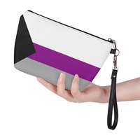 Trousse de Maquillage de Voyage en PU Personnalisée Thème Arc-en-ciel Demi-sexe Gay pour les Voyages Interurbains, l'Organisation de Cosmétiques à Domicile et la Vente en Gros Personnalisée