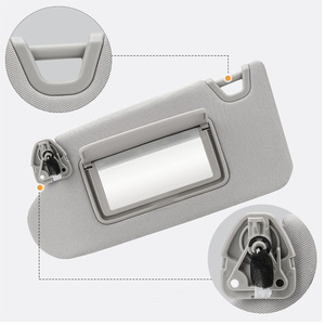 Nissan Teana Sun Visor 96401-3TA2A Gray Left Side Foldable Car <b>Interior</b> Roof <b>Accessory</b> - Product Image 2