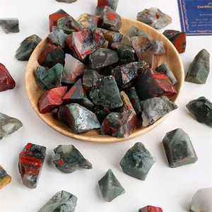 Cristalli Semi-preziosi Minerali Grezzi all'Ingrosso Pietre Naturali Verdi Rosse Grezze di Diaspro Africano per Decorazione - Product Image 3