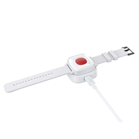 Bracelet connecté IoT d'urgence avec balise de relais BLE 6.0, localisateur personnel iBeacon programmable, étanche IP67, traqueur Bluetooth avec bouton SOS