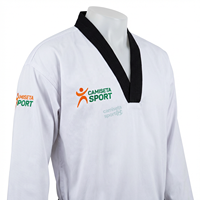 Dobok de Taekwondo pour Homme en Polyester Coton Imprimé – Tenue d'Arts Martiaux Adulte pour Entraînement et Compétition – Respirant et Séchage Rapide – Numérique