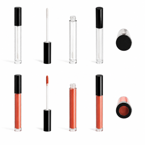 <b>Clear</b> PETG Lip <b>Gloss</b> Tubes 4ml Screw Cap Cosmetic Packaging Empty Container for Lip <b>Gloss</b> - Product Image 1