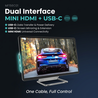 Monitor Portátil Táctil de 15.6 Pulgadas FHD 1080P, Laminación Completa INCELL, USB-C Mini, Compatible con Mac, iOS, Windows, PS4, PS5, Switch