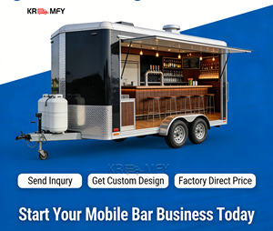 Custom Horse Box Concession Branded Exterior Mobile <b>Kitchen</b> Logo Graphics Full <b>Wrap</b> Advertising Fast Food Trailer - Product Image 4
