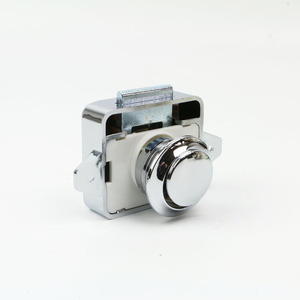 Caravan <strong>Door</strong> Lock RV Cabinet Push Lock Push Button caravan Catch Cupboard <strong>Door</strong> <strong>Knob</strong> Latch Lock for Rv Camper Motor Home - Product Image 4