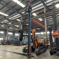 Foreuse DTH sur chenilles KZ920, profondeur 30m, diesel hydraulique, pour forage en profondeur, avec boîte de vitesses, pour l'exploitation minière et l'ingénierie de dynamitage
